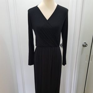 Michael Stars size M long sleeve split front maxi